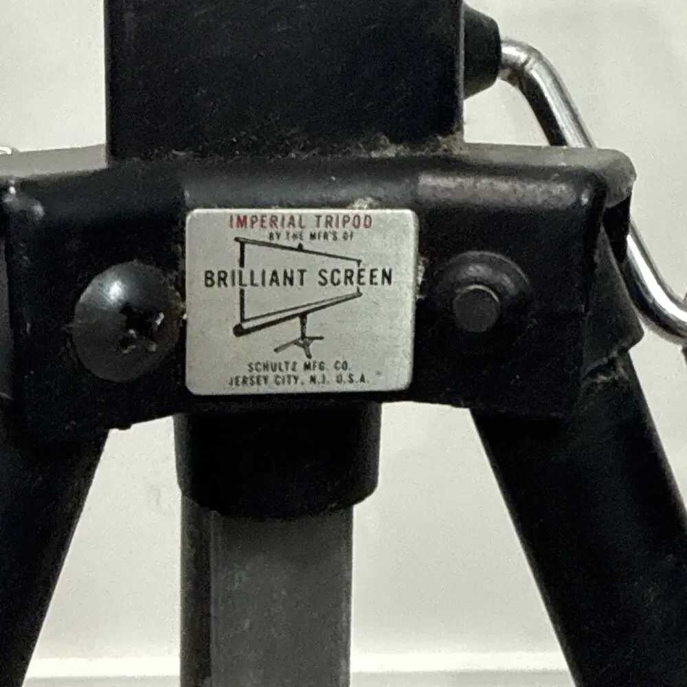 Vintage Schultz Mfg Co Imperial Camera Projector Tripod Pan Tilt NJ *